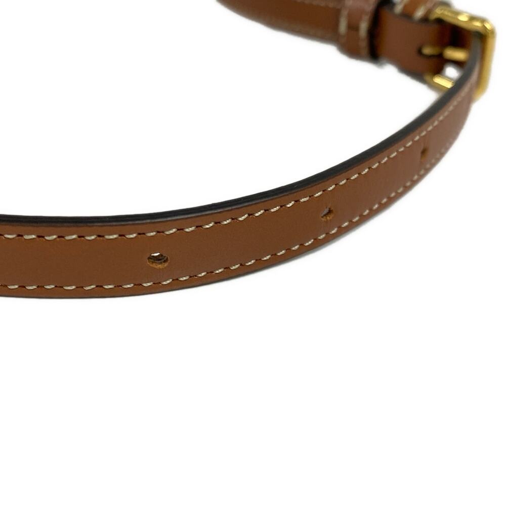 Celine Cuir Trionf mini camera Shoulder Bag 10J582EGP.04LU Black Brown Triomphe - Picture 13 of 15